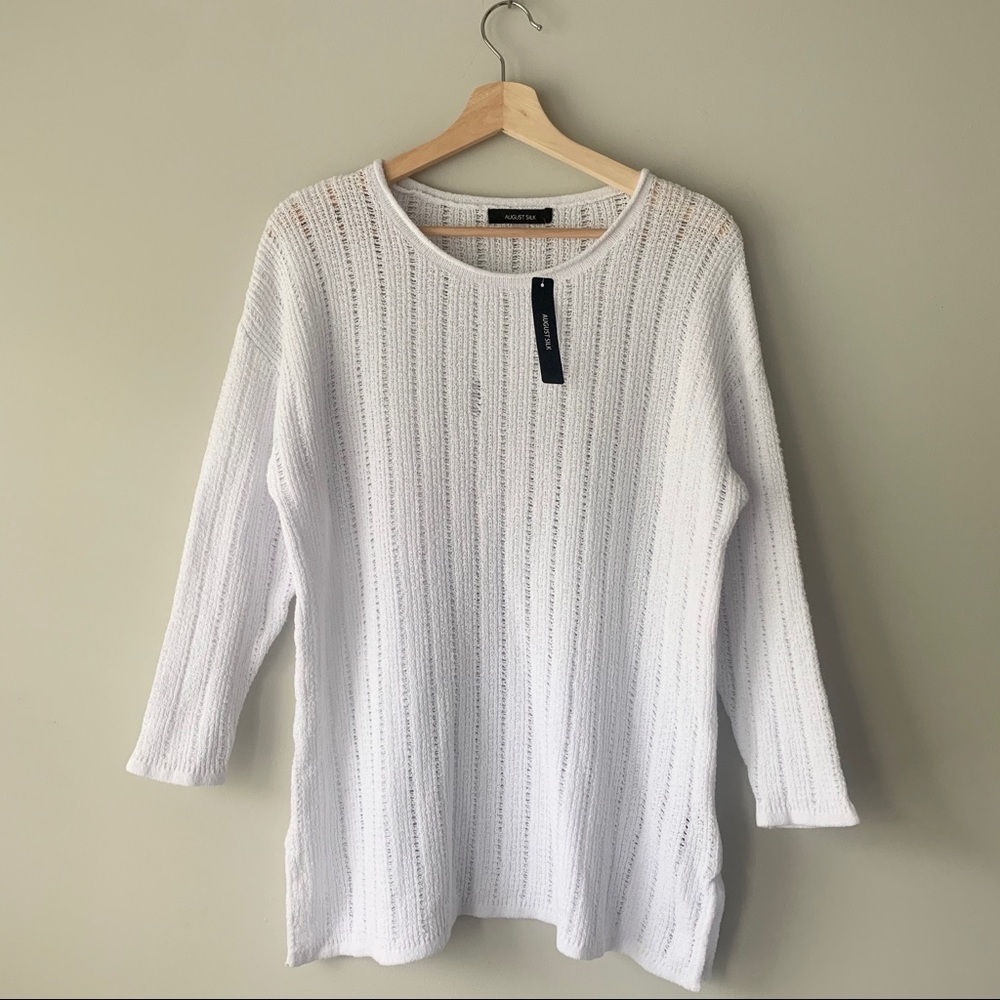 August Silk Sweater
